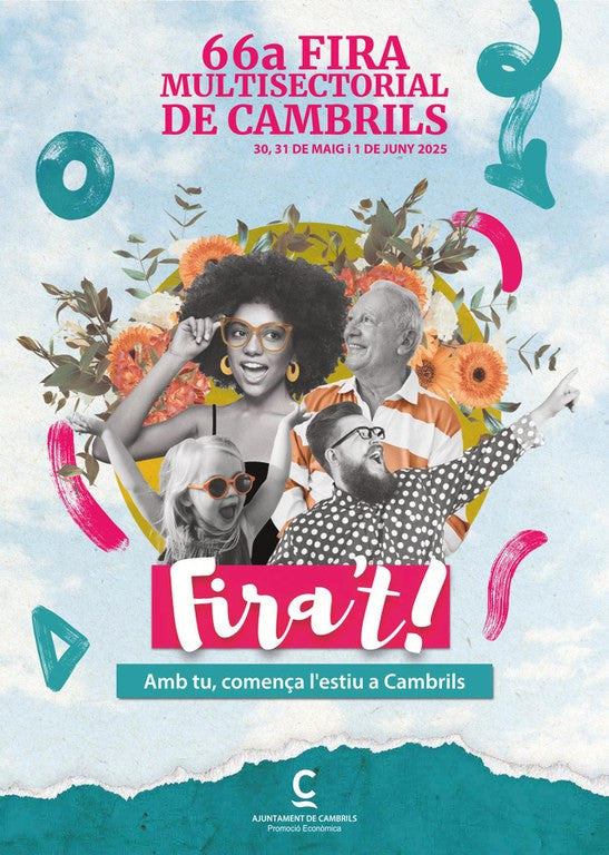 Cartel de la Feria multisectorial de Cambrils 2025