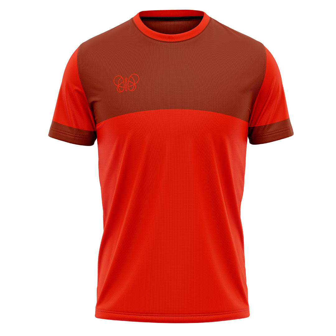 camiseta sport roja manga corta
