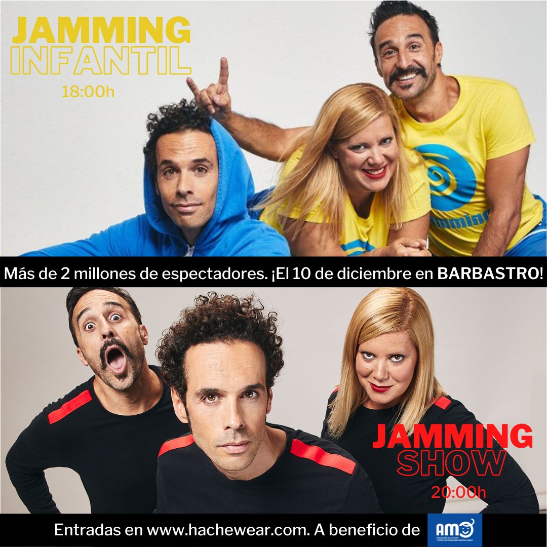 Cartel anunciador Jamming Barbastro. 