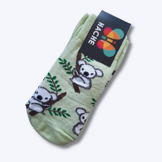 Calcetín antideslizante animales etiqueta